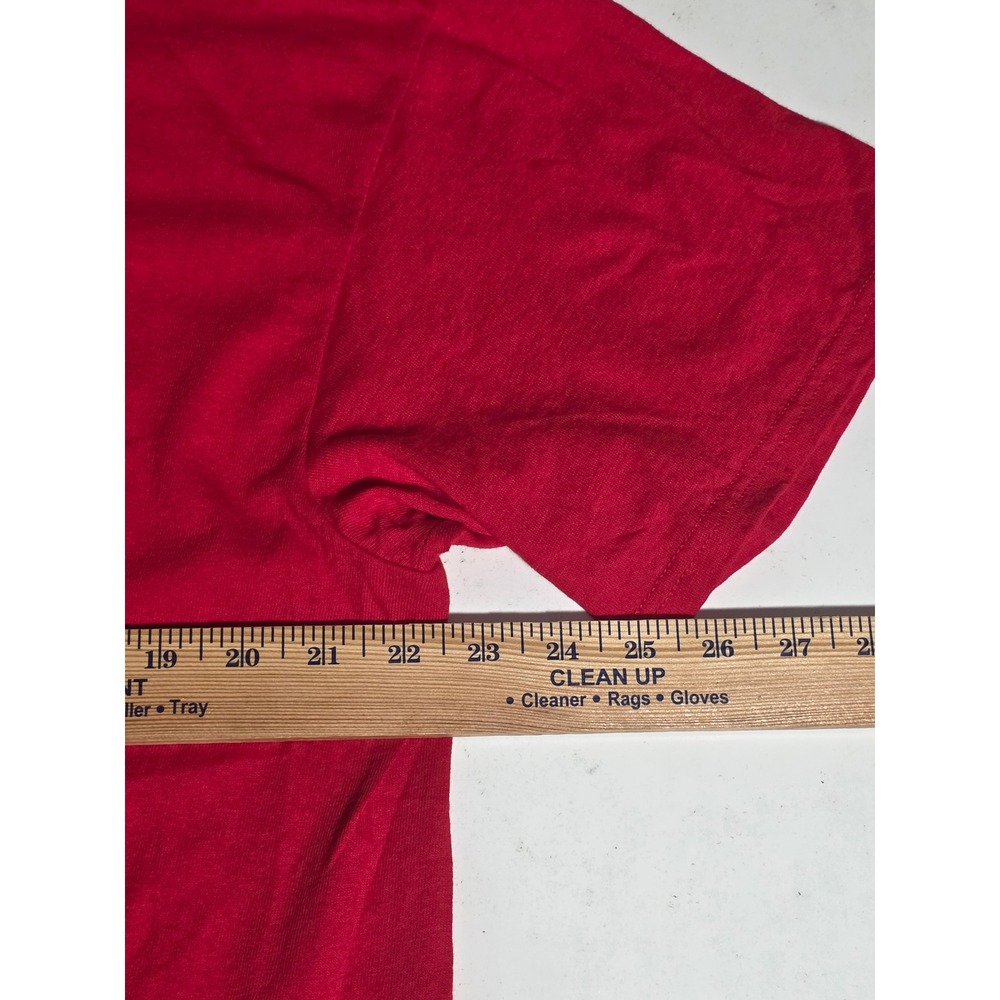Indiana Pacers Red Graphic T-Shirt Reggie Miller Rik Smits XL Delta Pro Weight - Picture 8 of 8